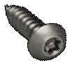 Button Head Pin In Six Lobe 18/8 Stainless Steel Sheet Metal Screws